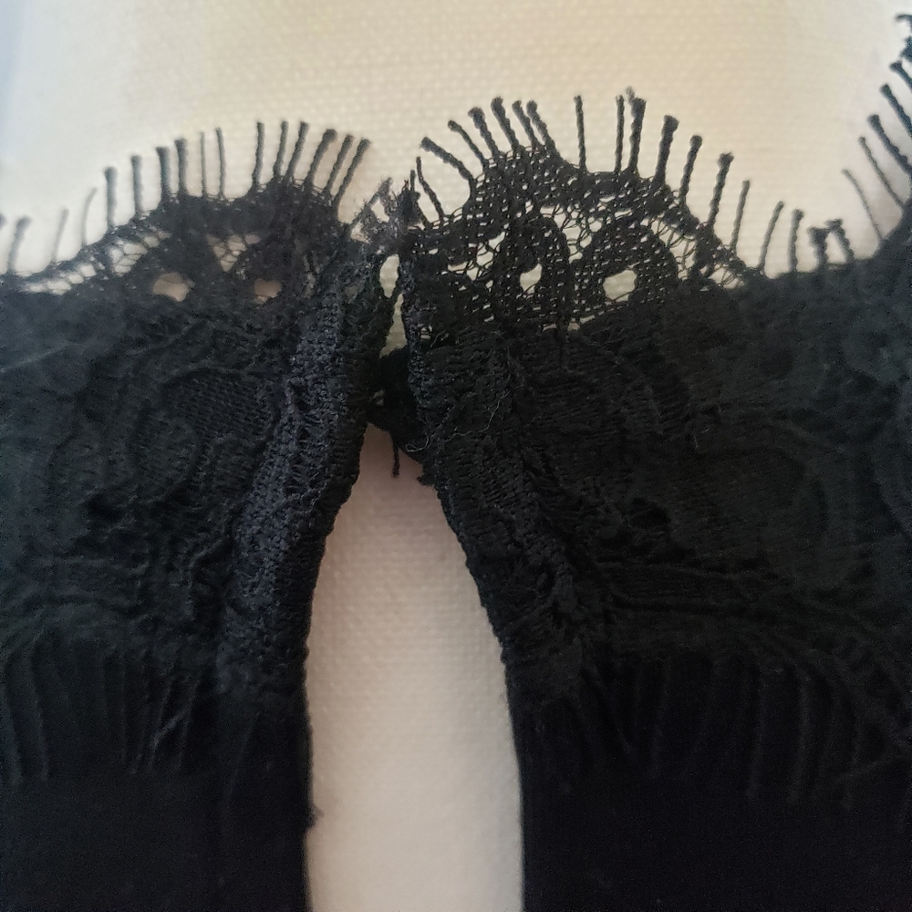 Zara Black Lace Dress, Stretch - Picture 10 of 11